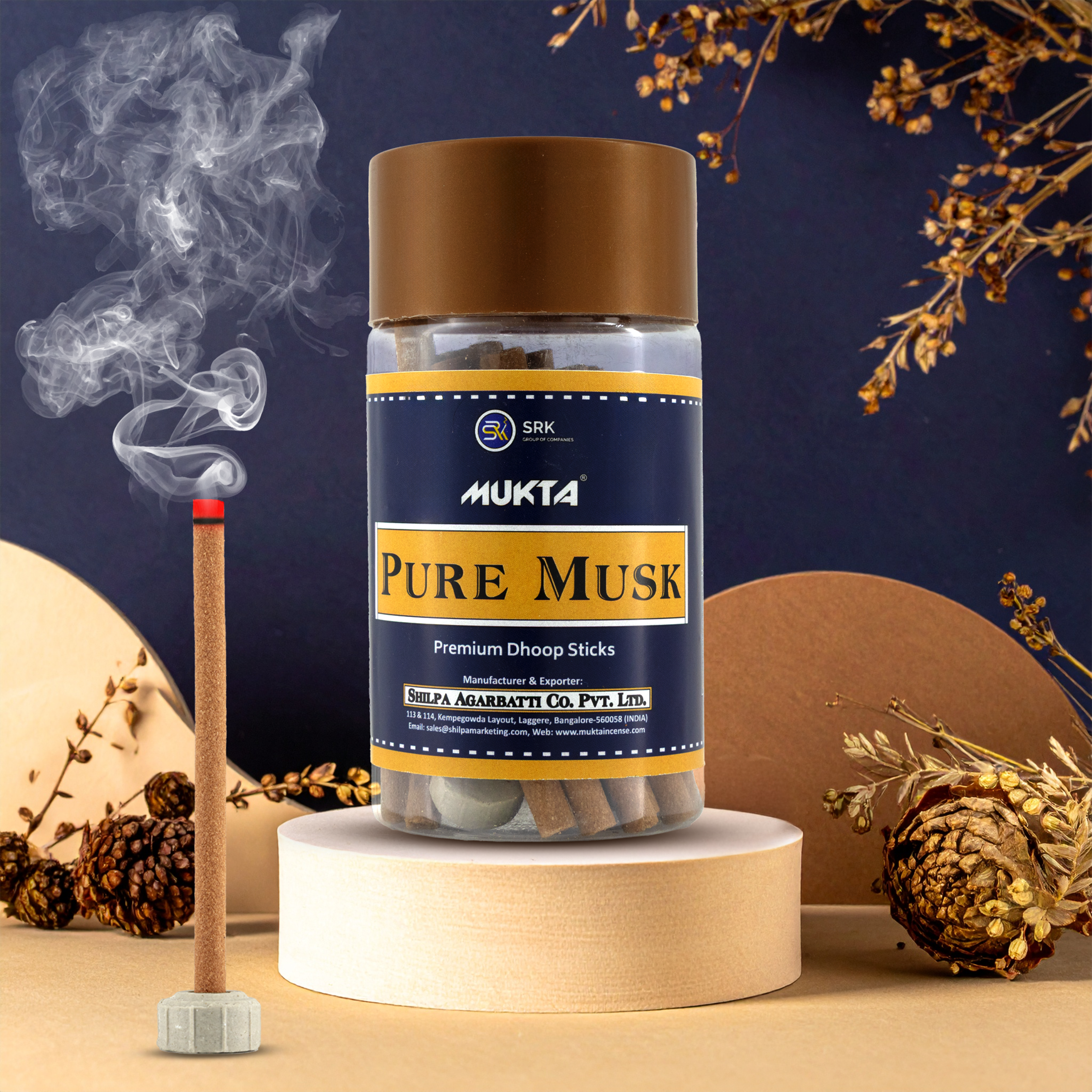 Premium Dhoop Sticks in Jar