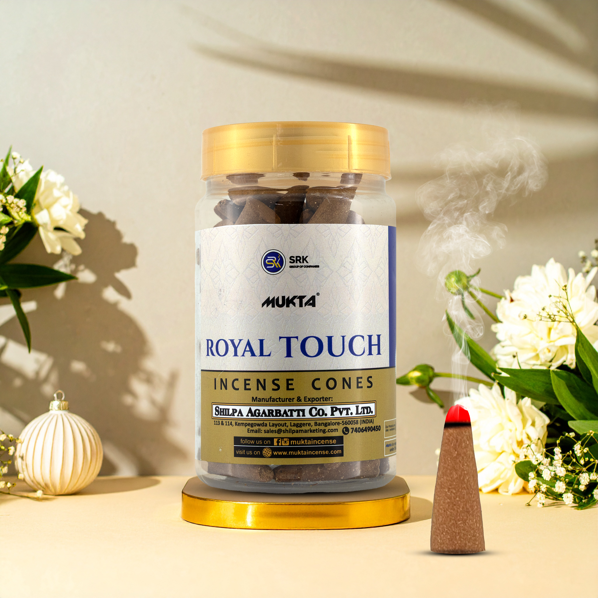 Dhoop  Cones in Jar (100g)