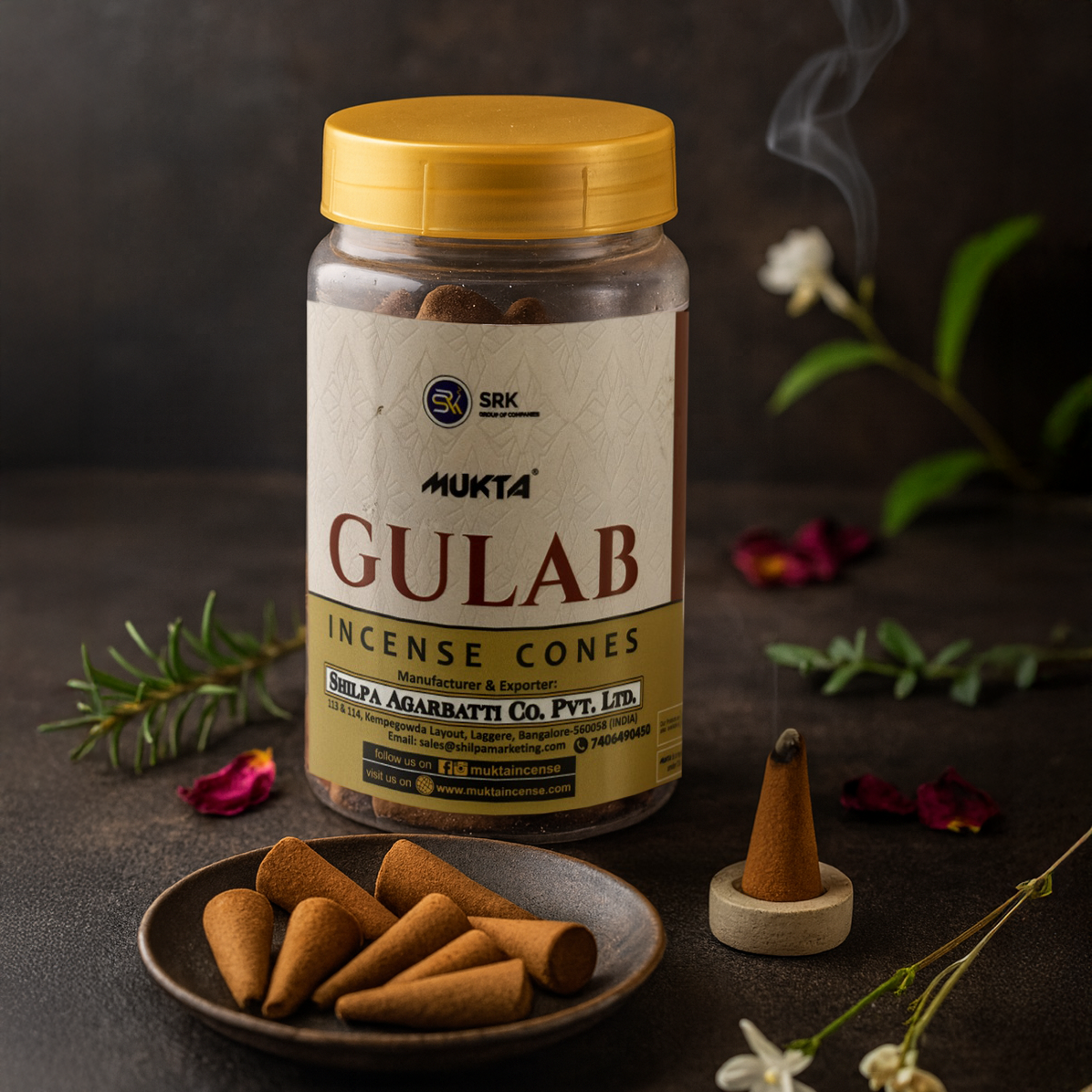 Dhoop  Cones in Jar (100g)