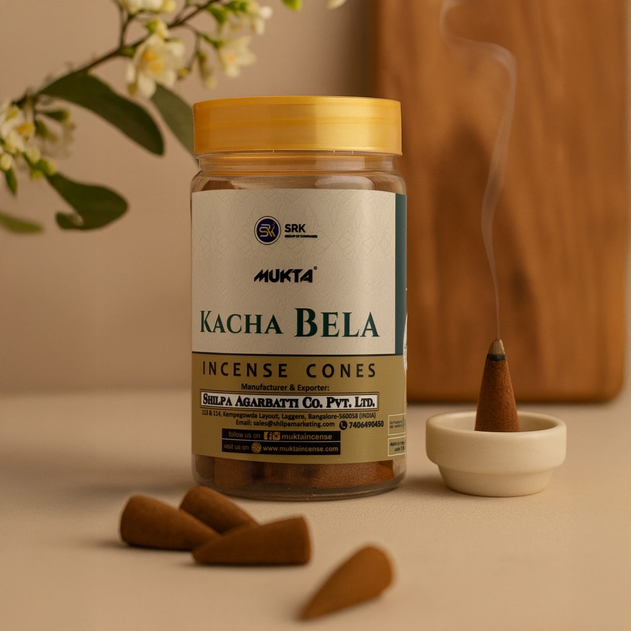 Dhoop  Cones in Jar (100g)