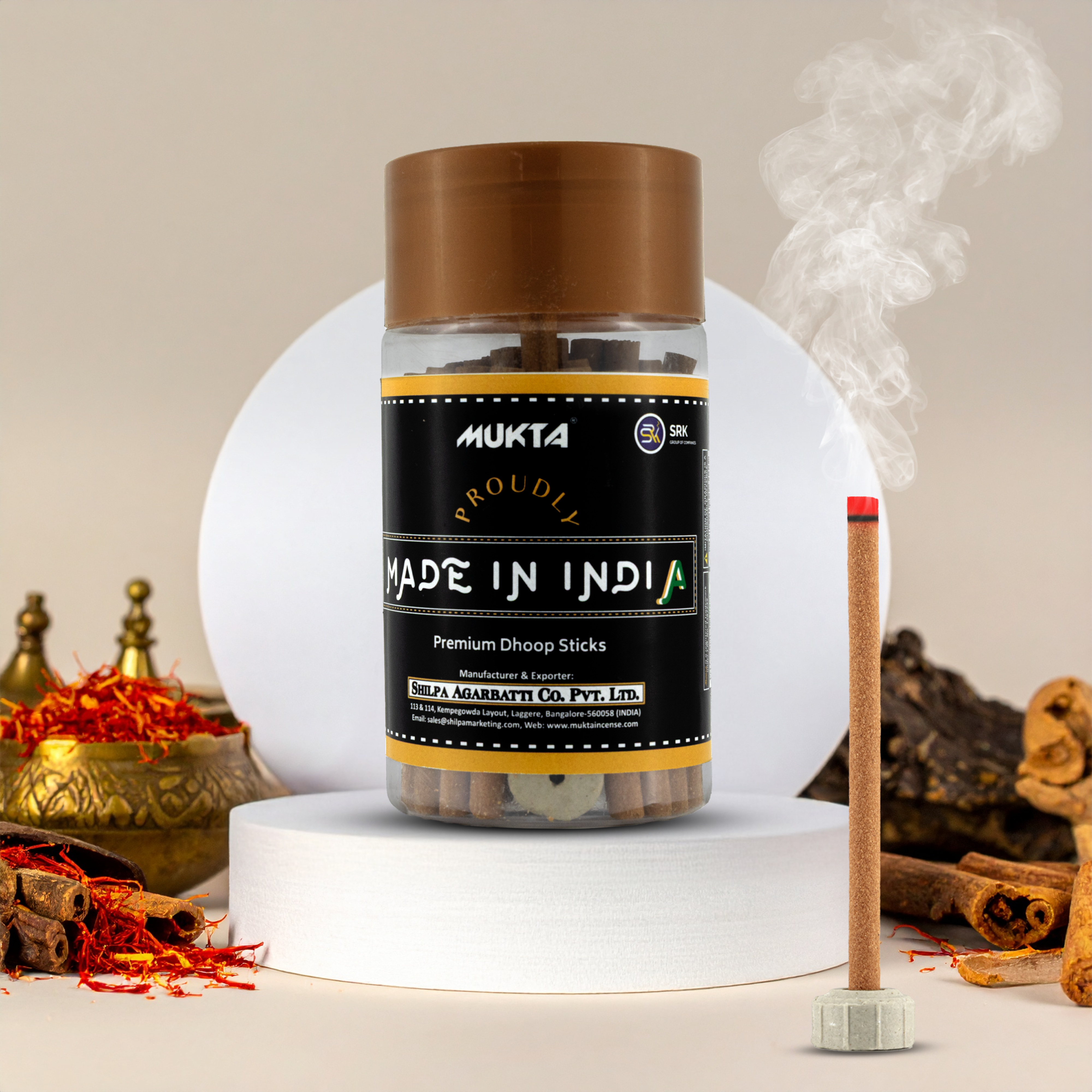 Premium Dhoop Sticks in Jar