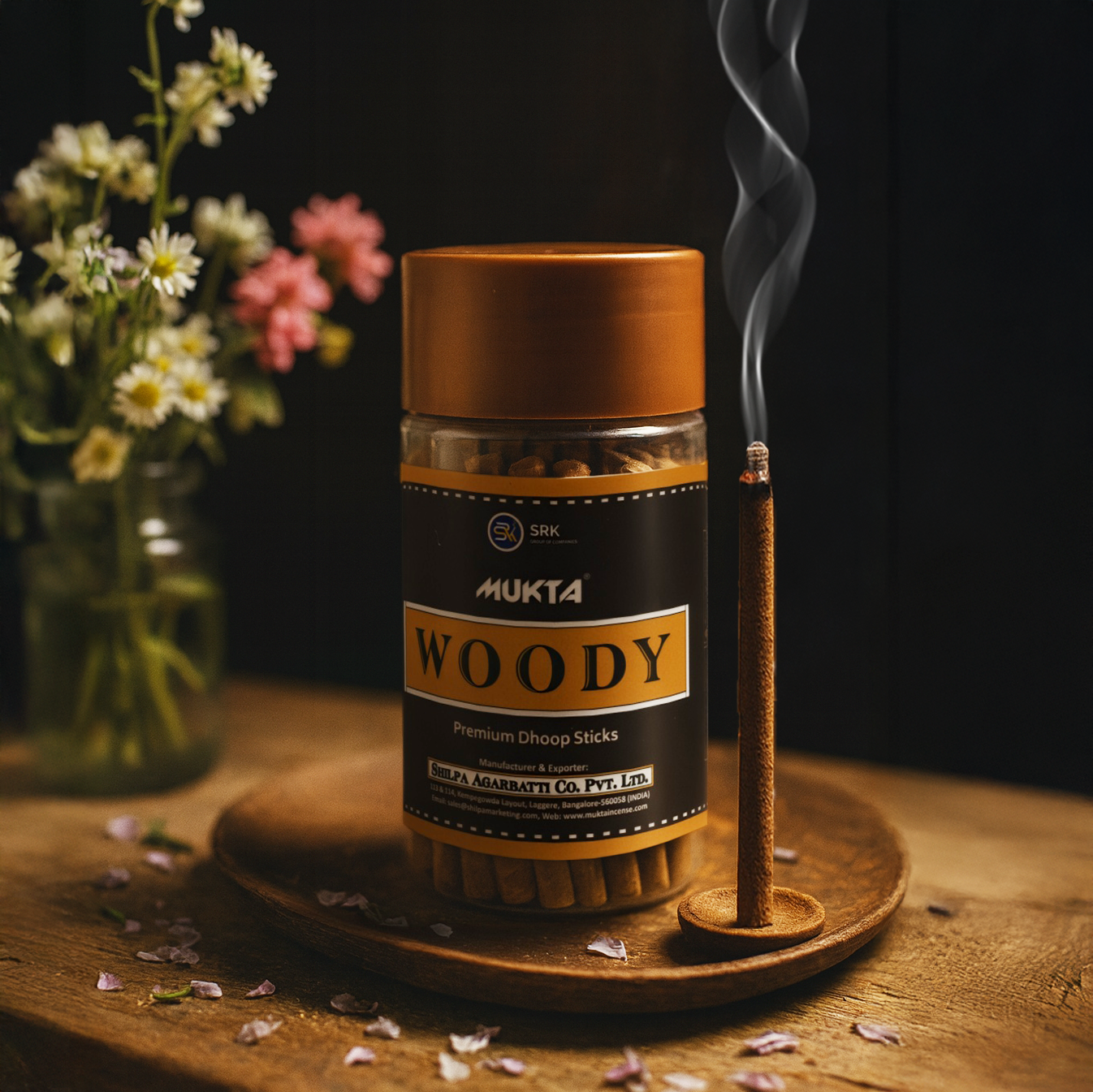 Premium Dhoop Sticks in Jar